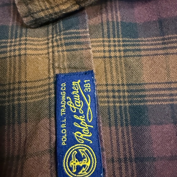Polo by Ralph Lauren Men's Multicolor Plaid Shirt - Picture 9 of 10